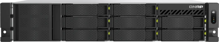 QNAP Turbo Station TS-h1065eU-8G, 8GB RAM, 2x RJ-45 2.5GBase-T, 1x USB-A 3.1, 2HE