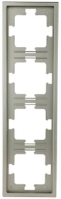 REV Ritter Futura Rahmen 4-fach, platin