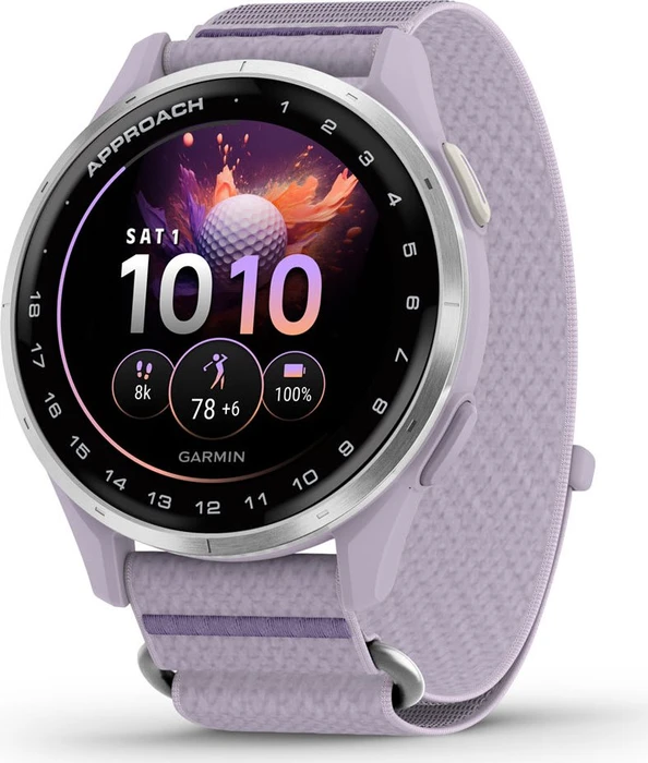 Garmin Approach J1 GPS-Golfuhr silver/lilac
