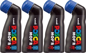 Uni-Ball POSCA MOP'R PCM-22 Acrylmarker dunkelblau, 4er-Pack