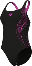 Arena Scratch Badeanzug black/shocking pink (Damen)
