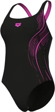 Arena Scratch Badeanzug black/shocking pink (Damen)