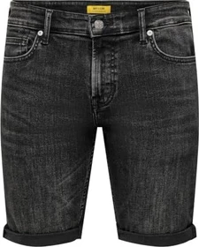ONLY & SONS Slim Mid Ply Shorts Jeans washed black (Herren)