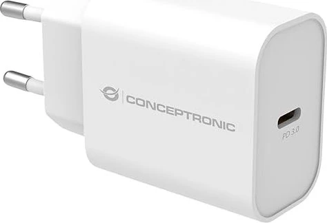 Conceptronic ALTHEA 1-Port 20W USB-C PD-Ladegerät weiß