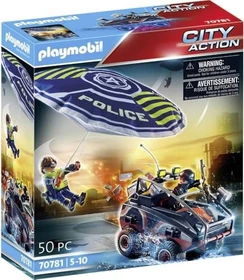 playmobil City Action Polizei-Fallschirm: Verfolgung des Amphibien-Fahrzeugs
