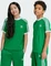 adidas 3-Streifen T-Shirt kurzarm grün (Junior) Vorschaubild