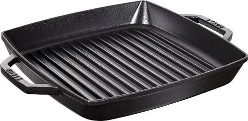 Zwilling Staub Grillpfanne eckig 28x28cm schwarz