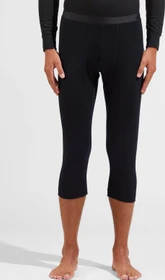 Odlo Natural Merino 200 Base Layer Tights Hose 3/4 schwarz (Herren)