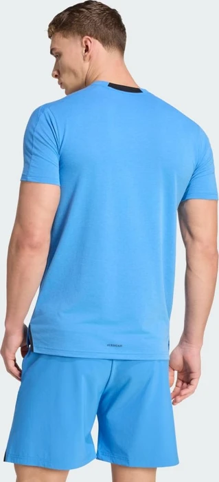 adidas Designed For Training Workout Funktionsshirt kurzarm ray blue (Herren)