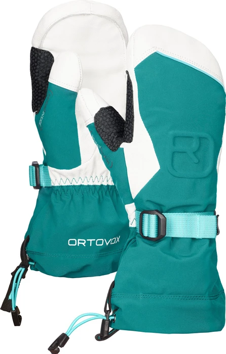 Ortovox Merino Freeride Mitten Skihandschuhe pacific green (Damen)