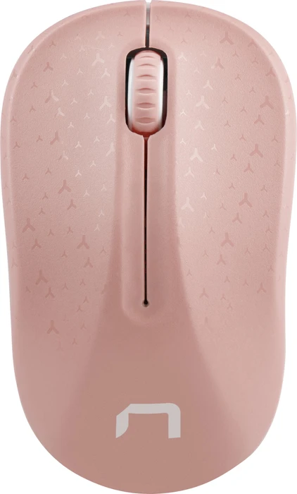 Natec Toucan Wireless Mouse rosa/weiß, USB
