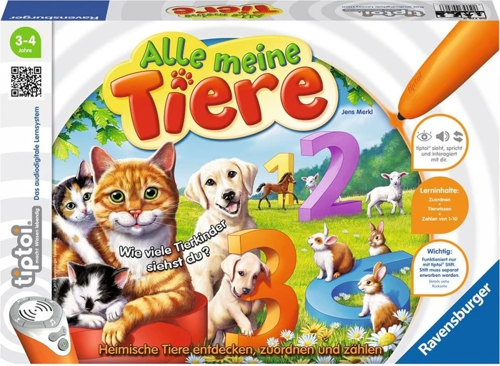 Ravensburger tiptoi Spiel: Alle meine Tiere