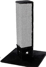 Kerbl Kratzsäule 4-Corner, grau/schwarz