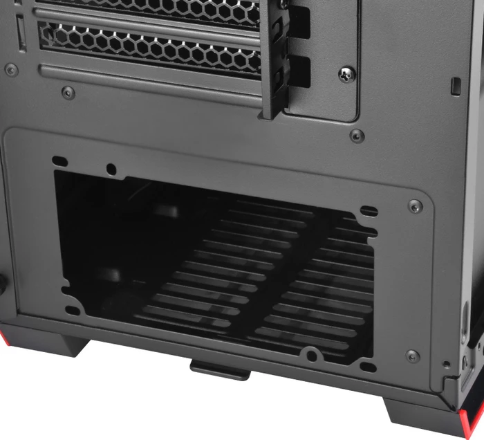 SilverStone Redline Series RL07, schwarz, Glasfenster