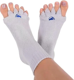 My Happy Feet Foot Alignment Socken light grey
