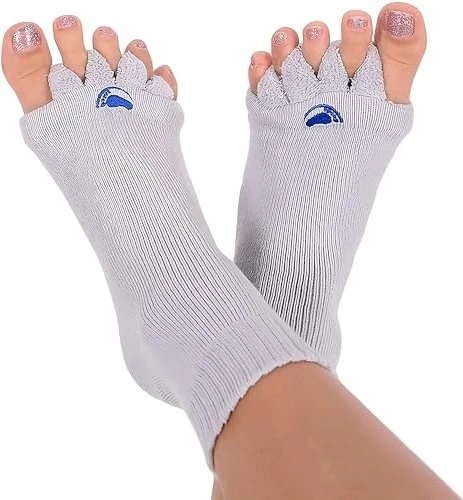 My Happy Feet Foot Alignment Socken light grey