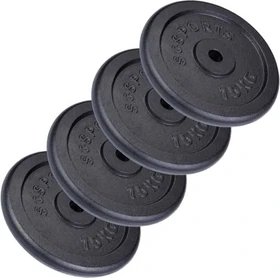 ScSports Gusseisen Hantelscheibe 4x 20kg