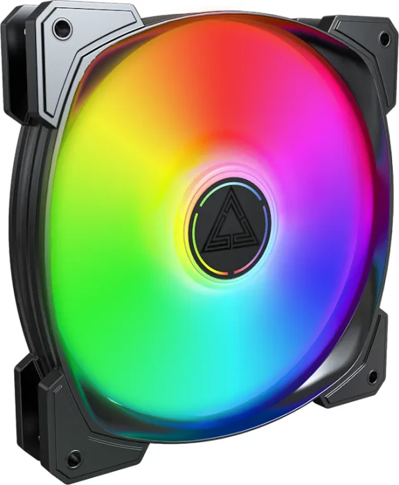 Montech HP140 ARGB PWM, schwarz, LED-Steuerung, 140mm, 3er-Pack