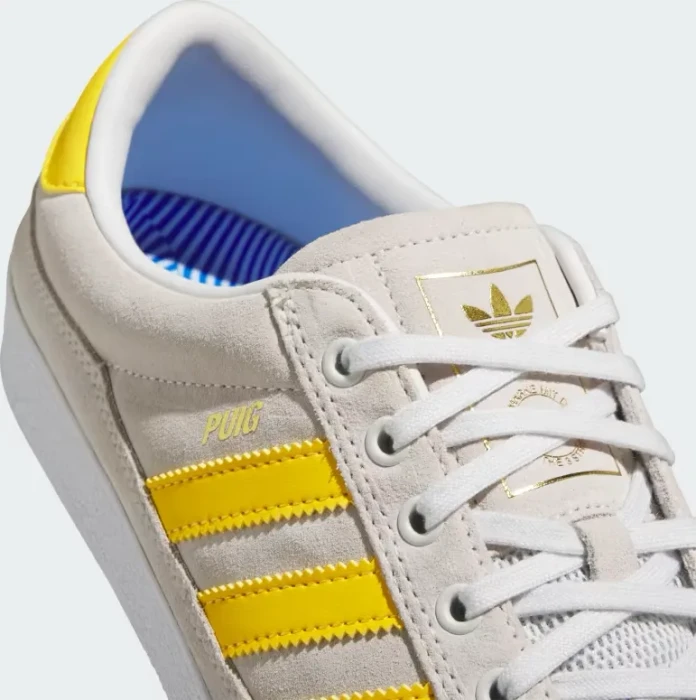 adidas Puig Indoor crystal white/bold gold/cloud white (Herren)
