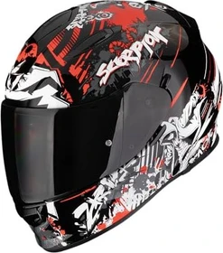 Scorpion EXO-491 Spector matt schwarz/rot/weiß