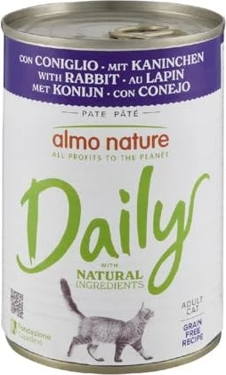 almo nature Daily Cats 400, mit Kaninchen, 9.60kg (24x 400g)