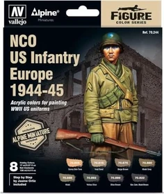 Vallejo Model Color World War III Wargames Color Series East German Armour & Infantry Farbset, 8-tlg.