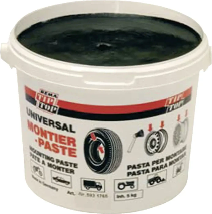 Rema Tip Top Universal Reifen Montagepaste schwarz 5kg