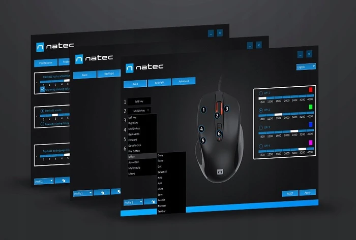 Natec Pigeon 2 Wired Mouse, USB