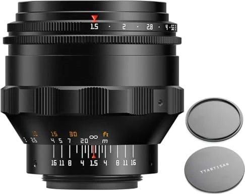TTArtisan 75mm 1.5 Swirly Bokeh für M42 schwarz