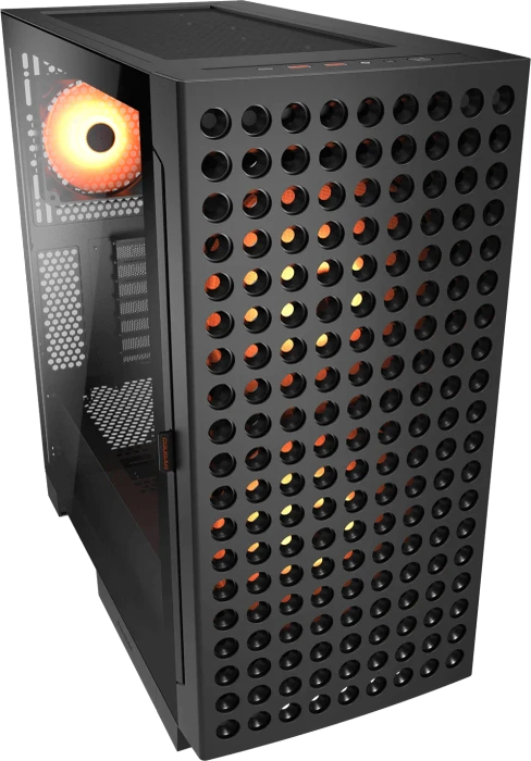 Cougar Airface ECO RGB, schwarz, Glasfenster