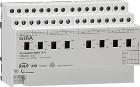 Gira KNX Schaltaktor 16-fach, 16A, 8TE REG, Schaltaktor (5038 00)