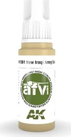 AK-Interactive 3rd Gen Acrylic Colors AFV Series new iraqi army sand, 17ml
