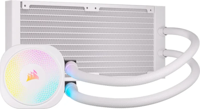 Corsair iCUE LINK Titan 240 RX RGB, weiß