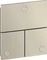 Hansgrohe Axor ShowerSelect ID eckig Kontrollfeld Ventil für 3 Verbraucher brushed nickel Vorschaubild