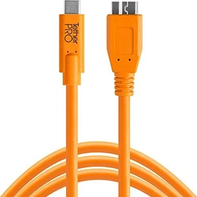 Tether Tools TetherPro USB 3.1 Gen 1 Kabel USB-C/Micro-USB-B 4.6m orange
