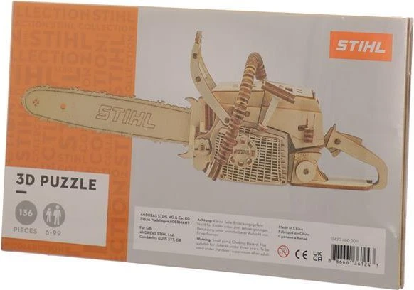 Stihl Holz Puzzle 3D Motorsäge