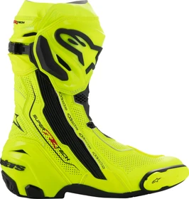 Alpinestars Supertech R Vented Motorradstiefel schwarz/gelb