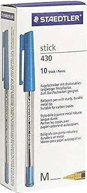 Staedtler Stick 430 Kugelschreiber blau, 10er-Pack
