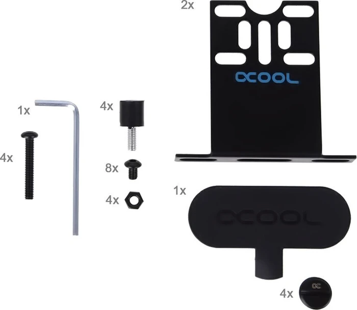 Alphacool Eisdecke DDC Pumpenaufsatz, G1/4 Messing