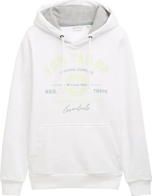 Tom Tailor Logo-Print Hoodie weiß (Herren)