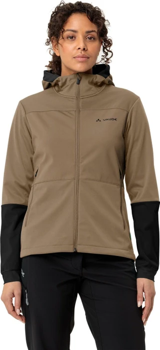 Vaude Qimsa Hooded Softshell Fahrradjacke oat (Damen)