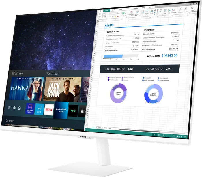 Samsung Smart Monitor M5 M50A, weiß, 31.5"