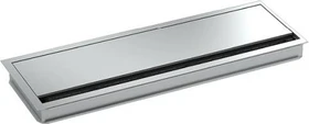 Bachmann Loop Square Kabeldurchführung, 360mm, silber