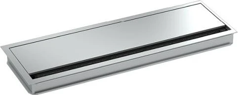 Bachmann Loop Square Kabeldurchführung, 360mm, silber (930.330)