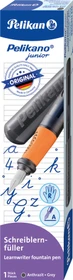 Pelikan Pelikano Junior anthrazit, rechte Hand, Anfänger, Faltschachtel