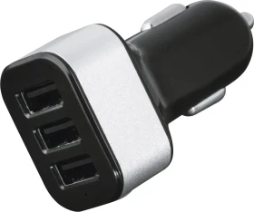 Hama Kfz-Ladegerät 3x USB-A schwarz/silber