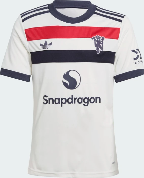 adidas Manchester United 2024/2025 Ausweichtrikot off white (Junior)
