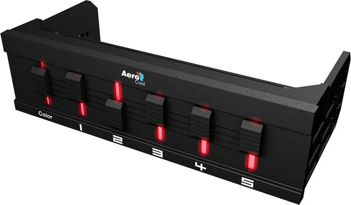 AeroCool F5XT, 5.25" Lüftersteuerung 5-Kanal