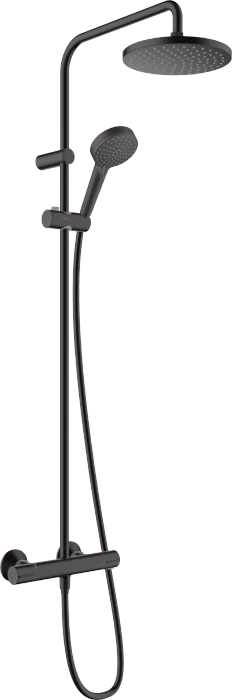Hansgrohe Vernis Blend Showerpipe 200 1jet EcoSmart mit Thermostat mattschwarz