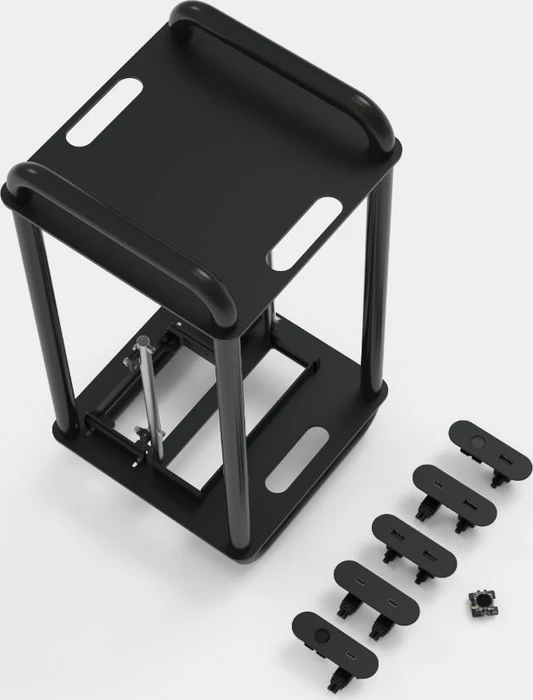 Streacom DA6 Open Frame, schwarz, Mini-ITX
